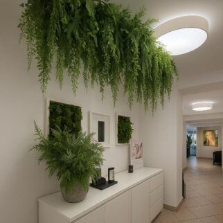 Instalacja liściasta na ścianę czy sufit 300cm